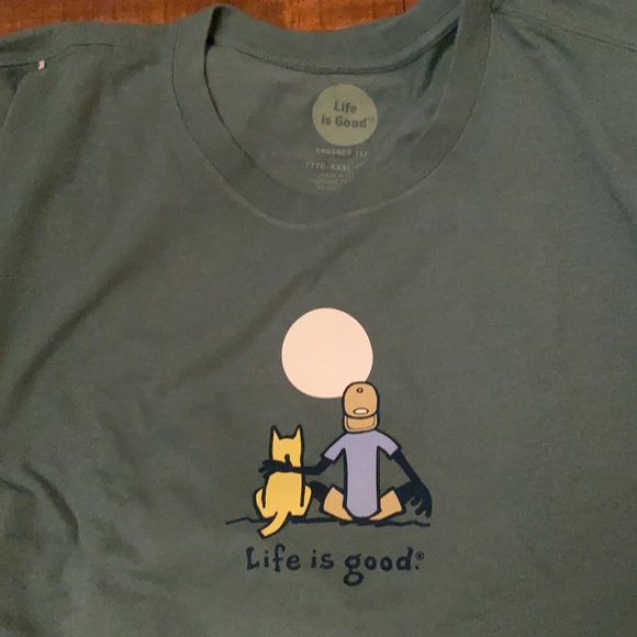 Life Is Good | Shirts | Life Is Good Jake And Rocket Long Sleeve | Poshmark